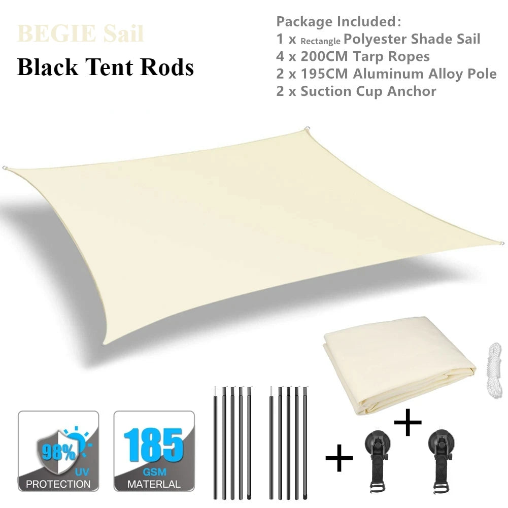Car Awning Canopy 2x3M Waterproof UV Sun Shelter