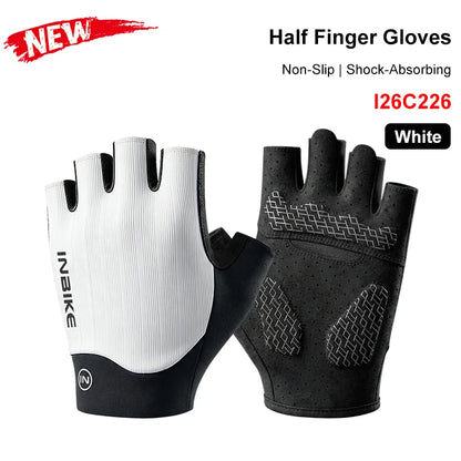 INBIKE Half Finger Cycling Gloves – Shock Absorption & Breathable