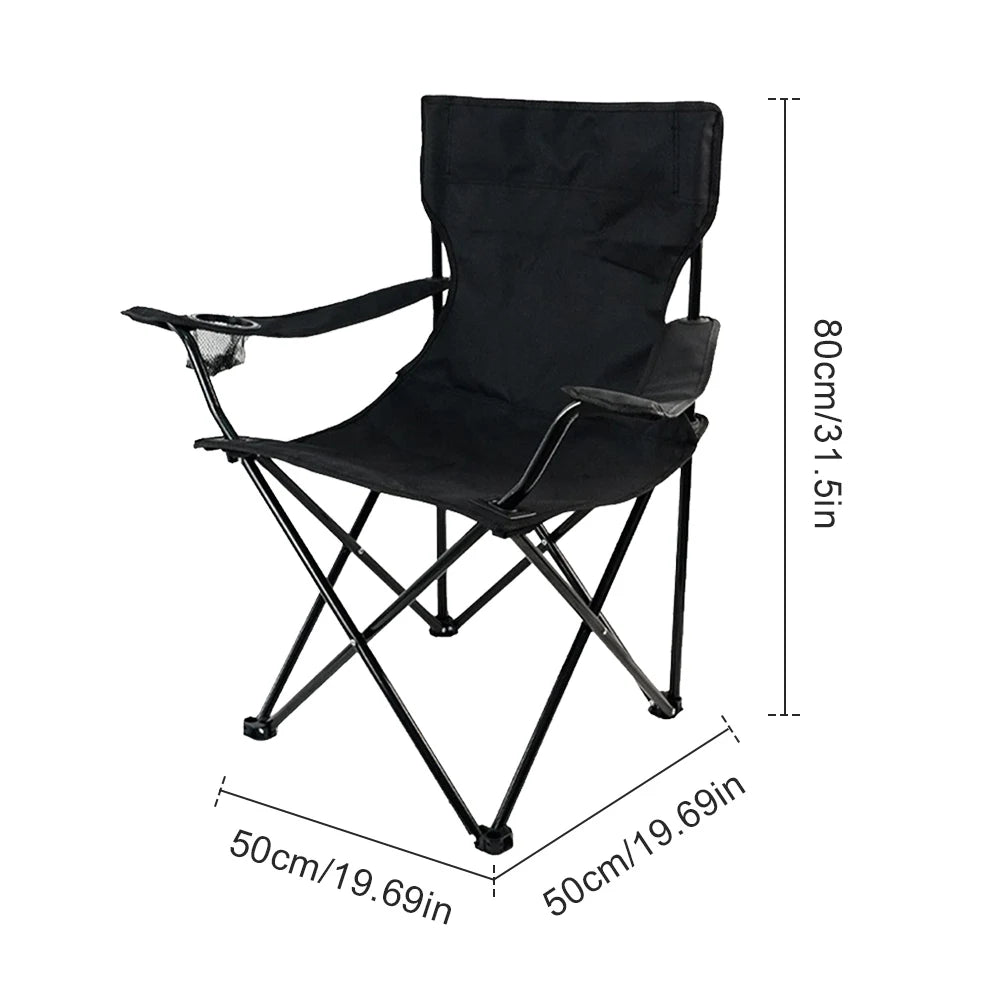 Portable Folding Camping Chair with Cup Holder