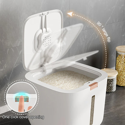 Large Capacity Rice Storage Container – Airtight & Hygienic