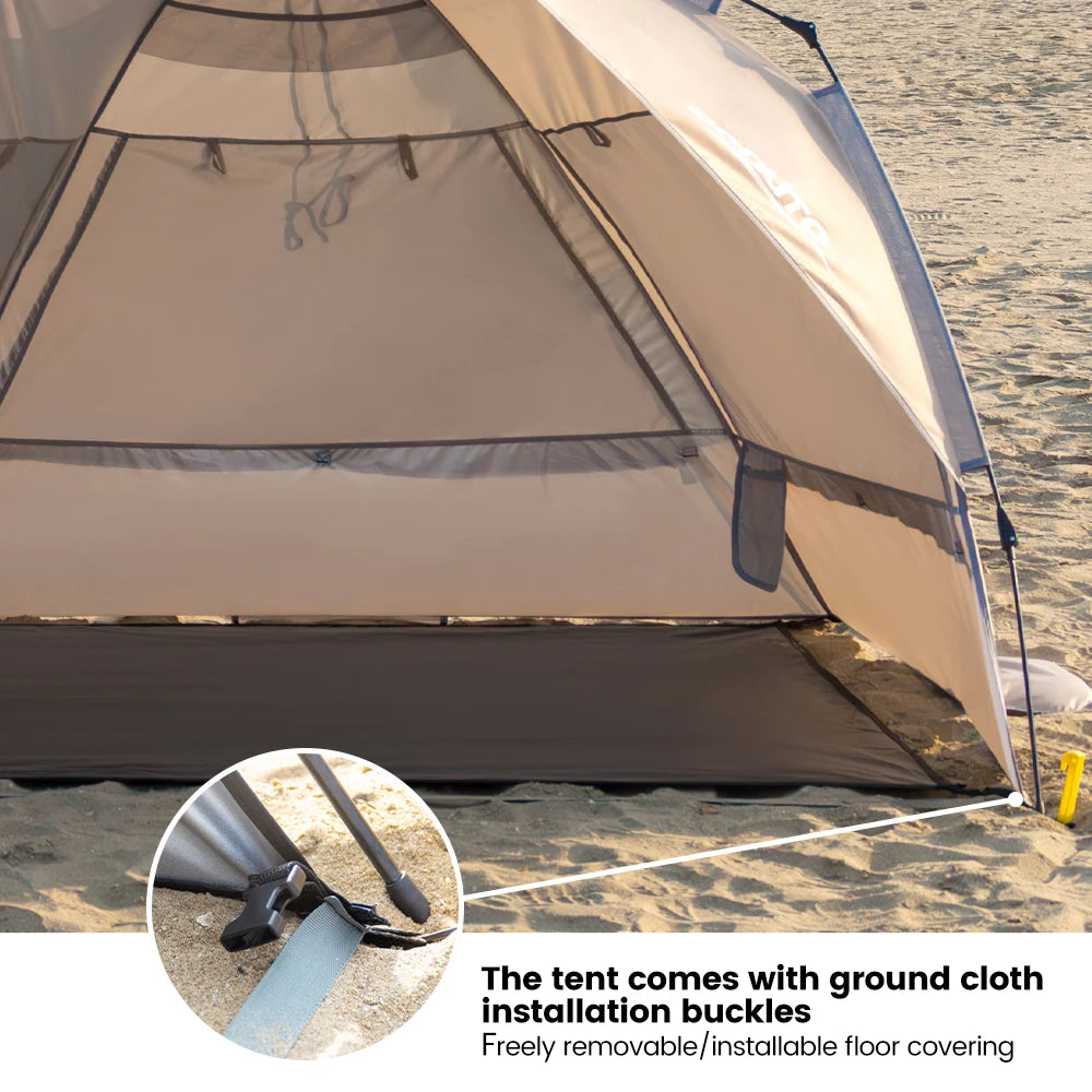 Pop Up Camping Tent 3-4 Person Quick Setup UV Protection