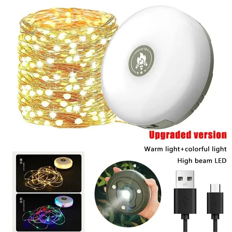 Multifunctional Camping Light String for Outdoor Fun