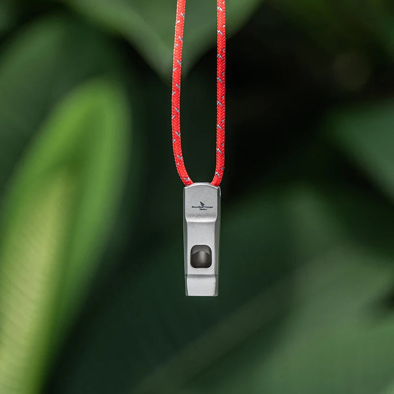 Titanium Survival Whistle – 120dB Emergency Safety Tool