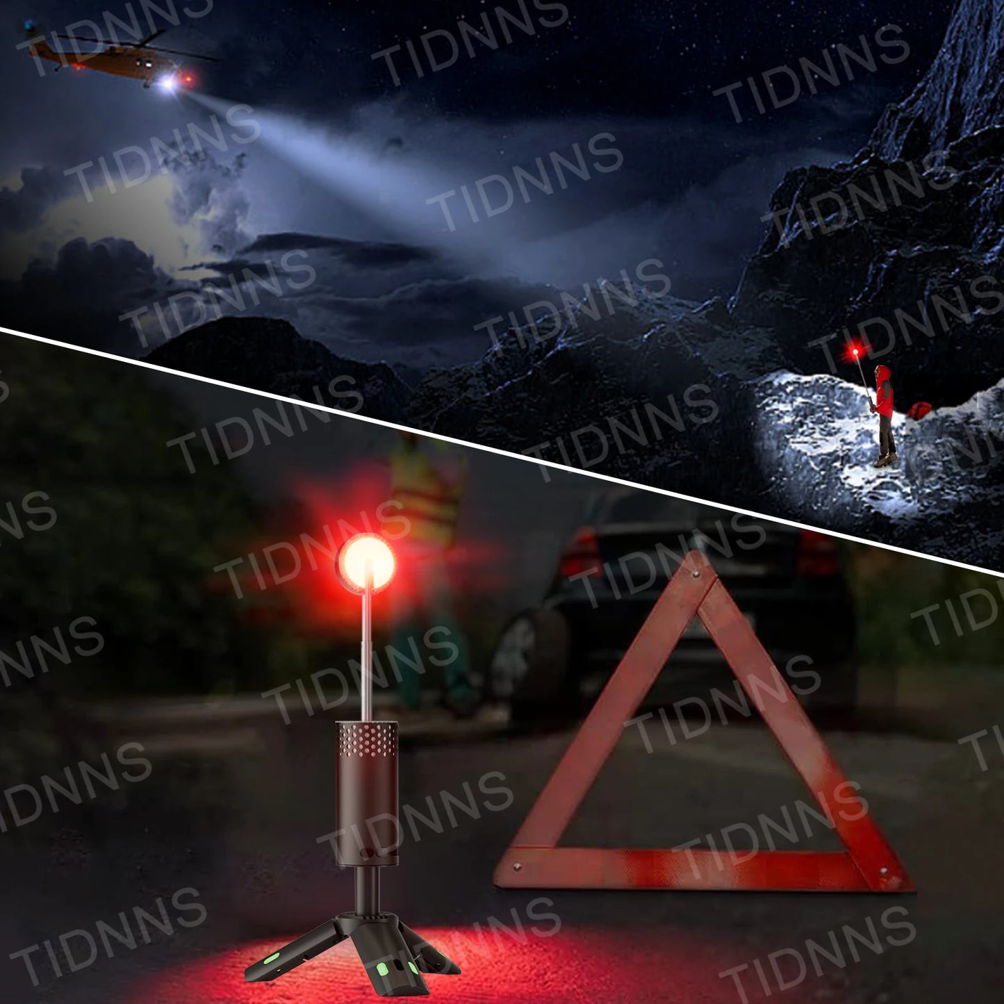 Telescopic Camping Lantern with 10000mAh Power Bank