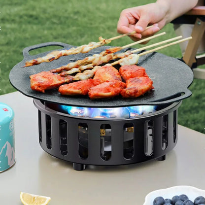 Portable 19800W Camping Stove with Windproof Gas Burner