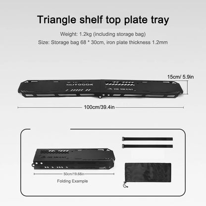 Camping Hanging Rack Foldable Cookware Organizer