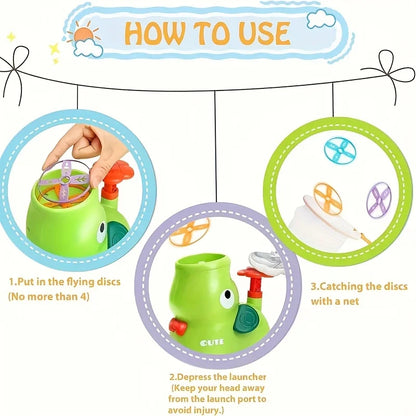 Kids Pop-Up Flying Saucer Toy – Durable Outdoor Fun Launcher