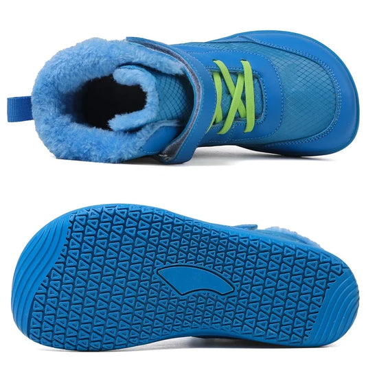 Kids Wide Toe Snow Boots – Waterproof Minimalist Shoes