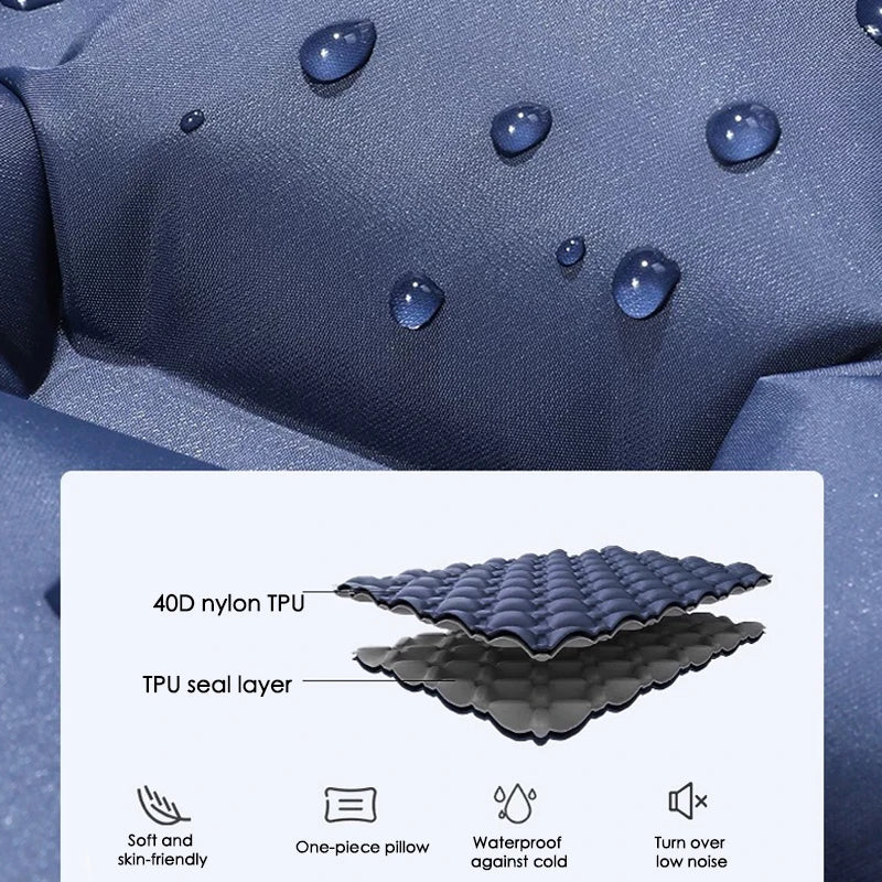 Double Inflatable Sleeping Pad – Extra Wide Comfort