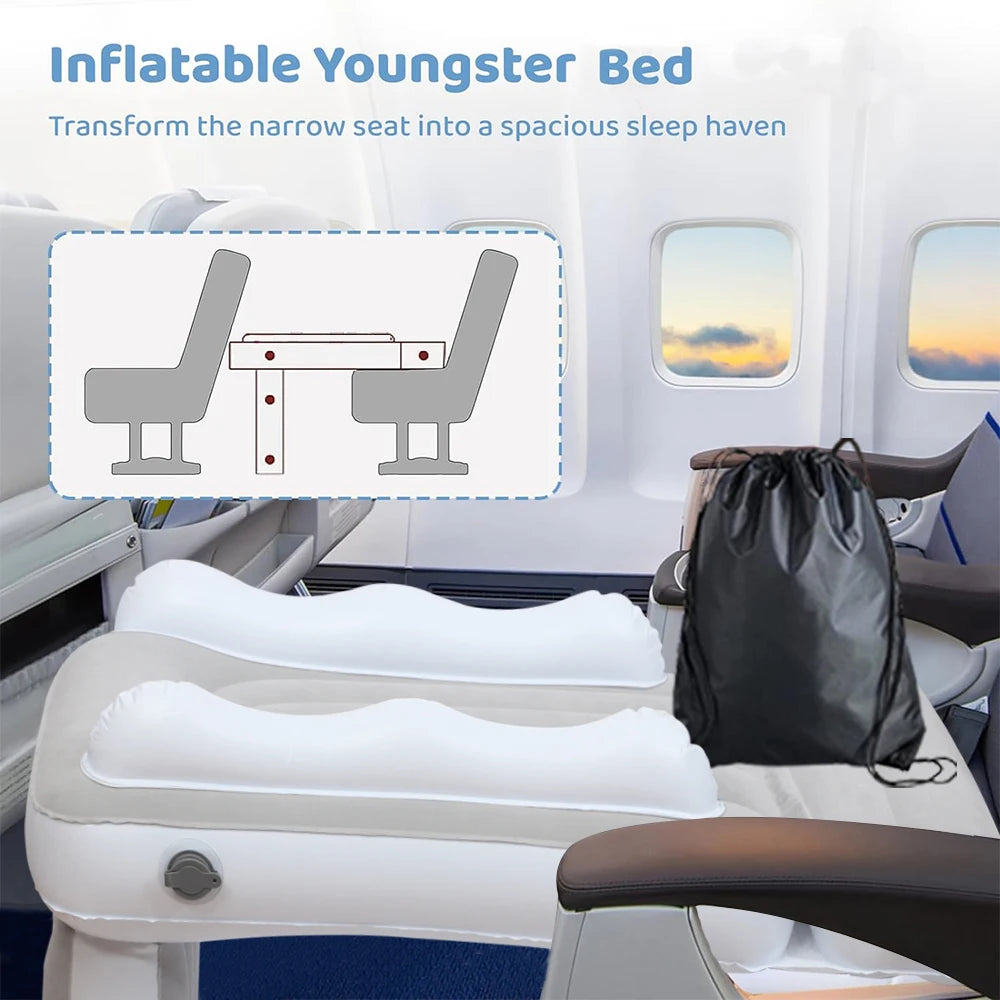 Inflatable Kids Travel Bed – Comfortable Toddler Air Mattress