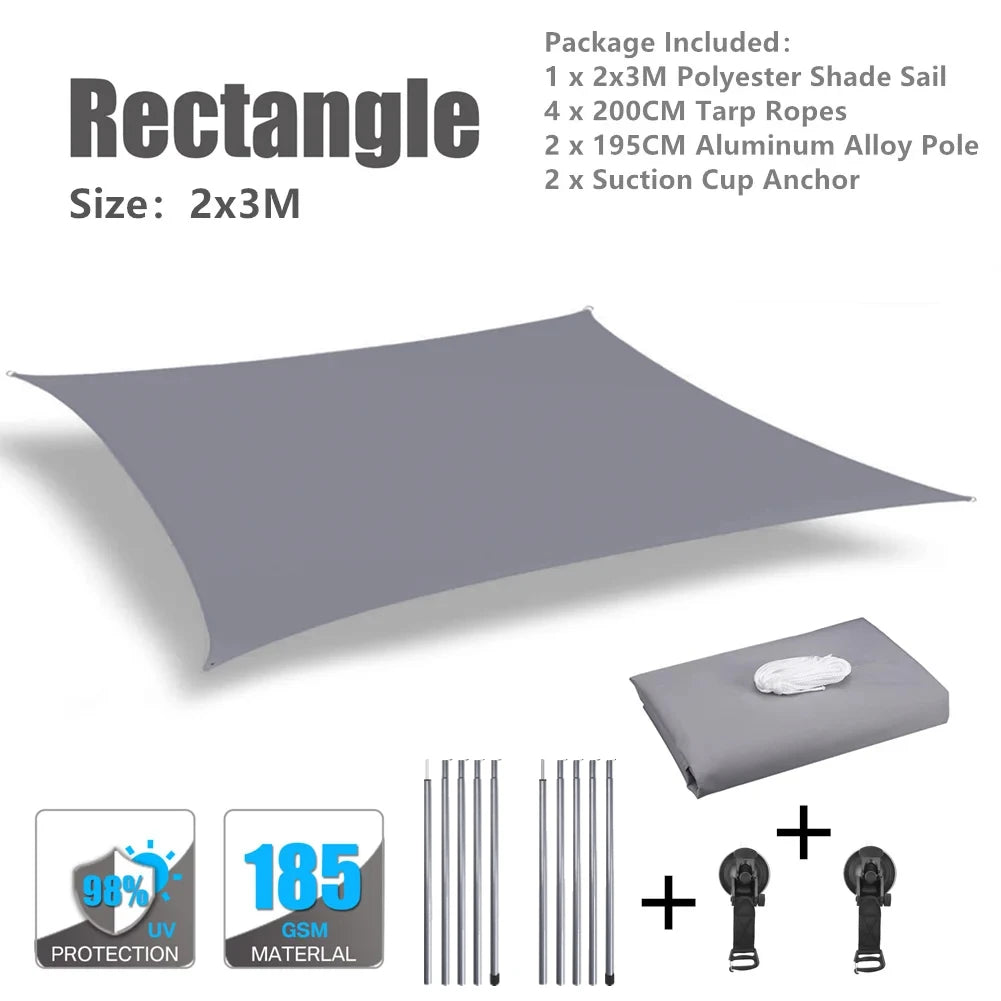 Car Awning Canopy 2x3M Waterproof UV Sun Shelter