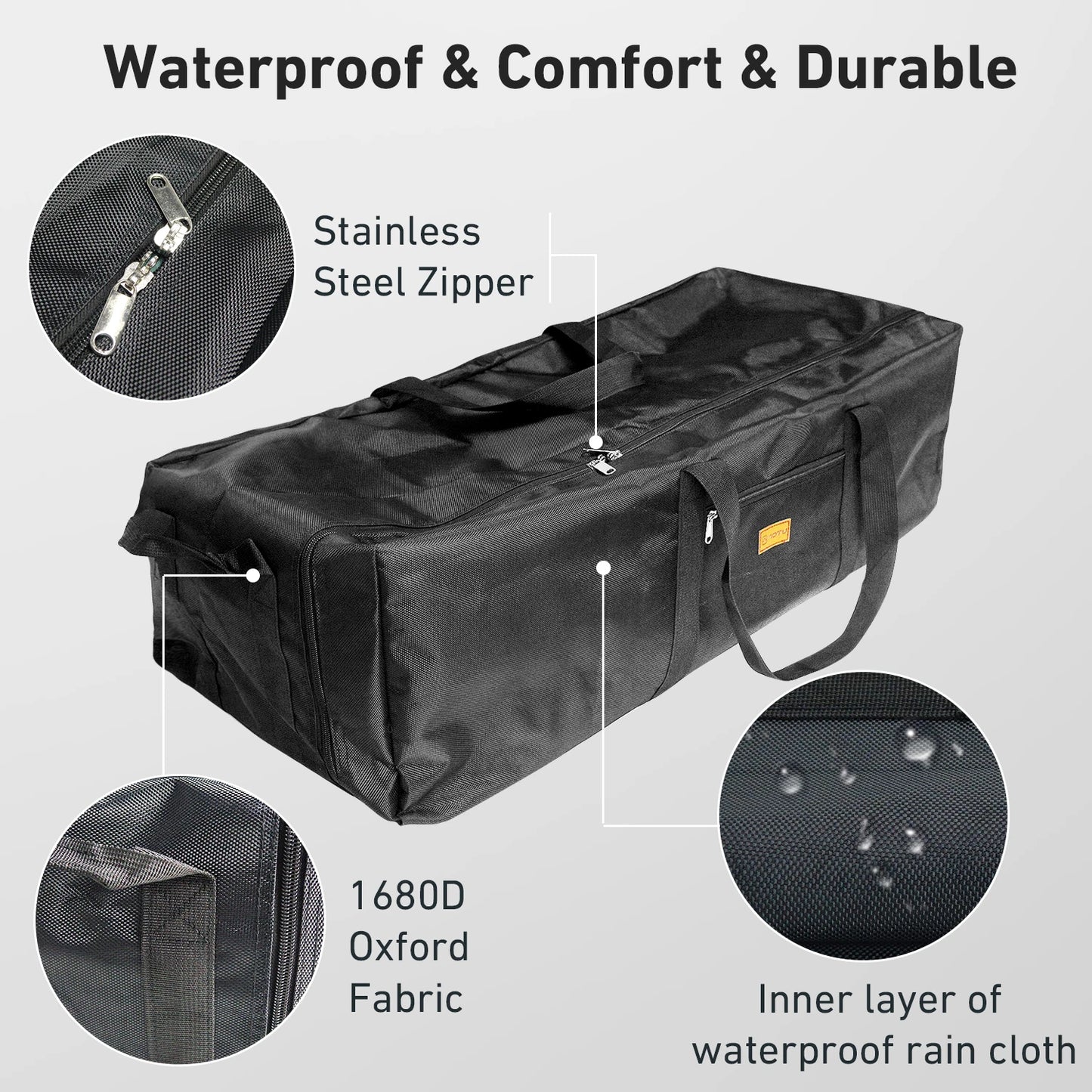 Large Capacity Camping Storage Bag Foldable 100L