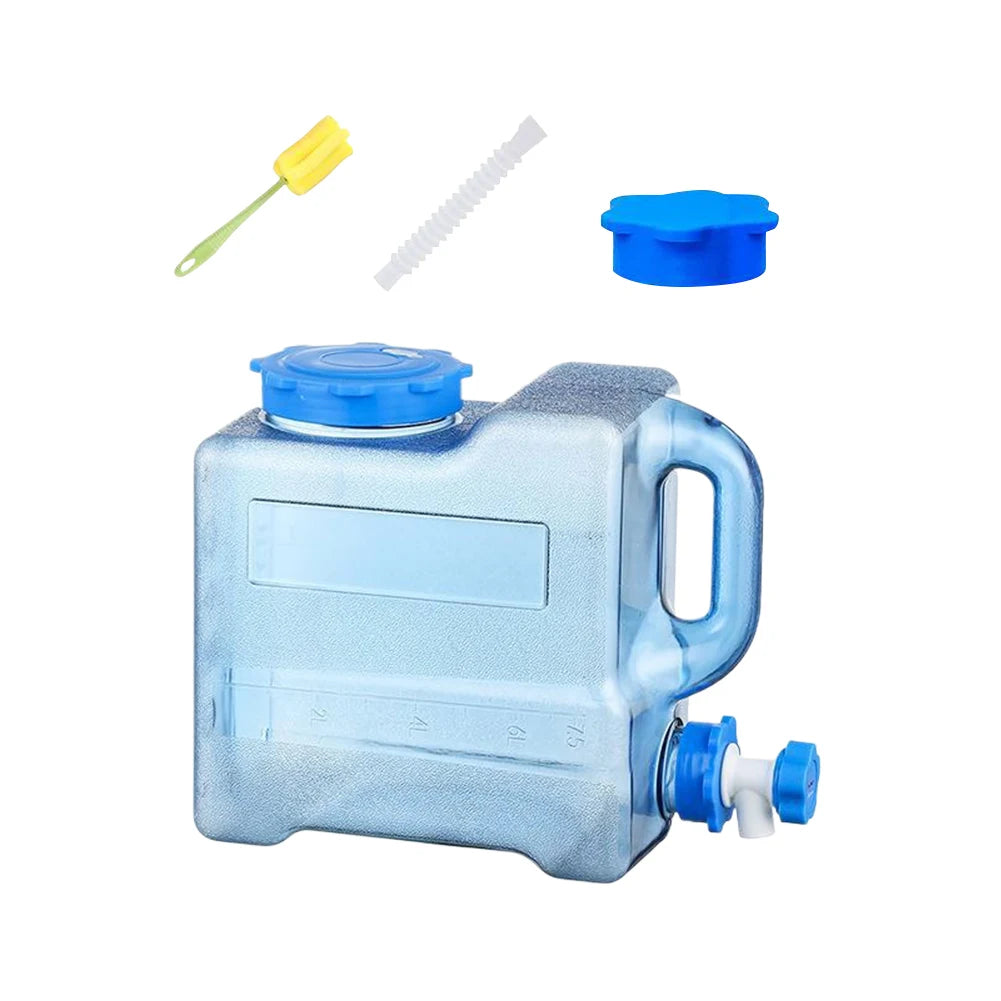 Camping Water Container with Faucet for Easy Storage