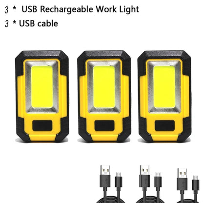 Rechargeable COB Work Light Magnetic Bright Lamp