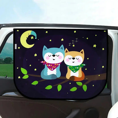 Car Sun Shade Curtain for UV Protection & Baby Comfort