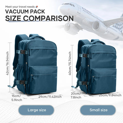 Vacuum Compression Backpack Carry-On Save Space Travel