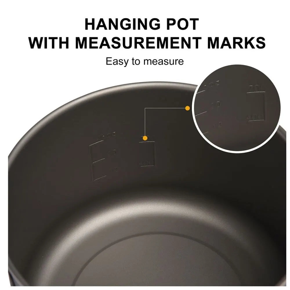 Titanium Camping Cookware Set – Lightweight Outdoor Cooking