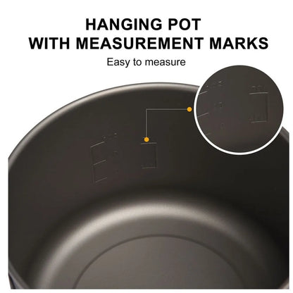 Titanium Camping Cookware Set – Lightweight Outdoor Cooking