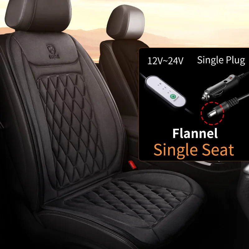 Heated Car Seat Cushion for Winter Driving Comfort