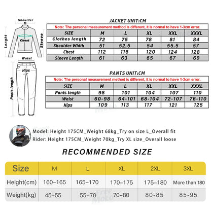 Waterproof Motorcycle Rain Suit for Full Weather Protection