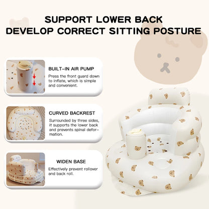 Inflatable Baby Sofa – Portable & Comfortable Seat