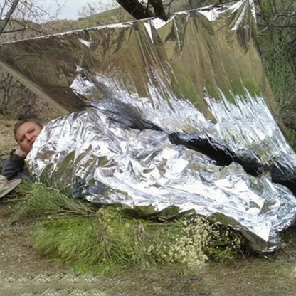 Emergency Mylar Thermal Blanket for Warmth & Survival