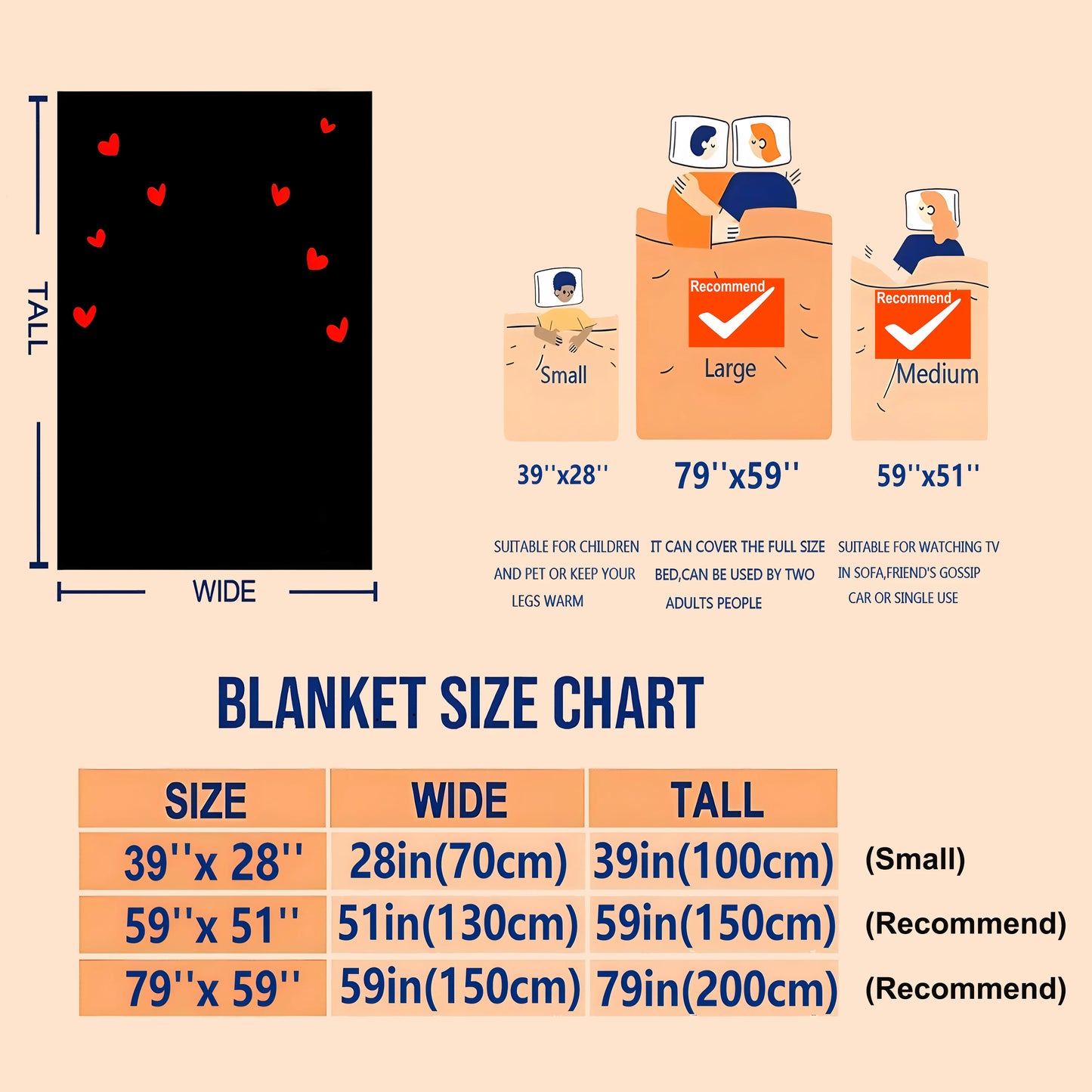 Flannel Blanket – Soft Warm Travel & Camping Throw