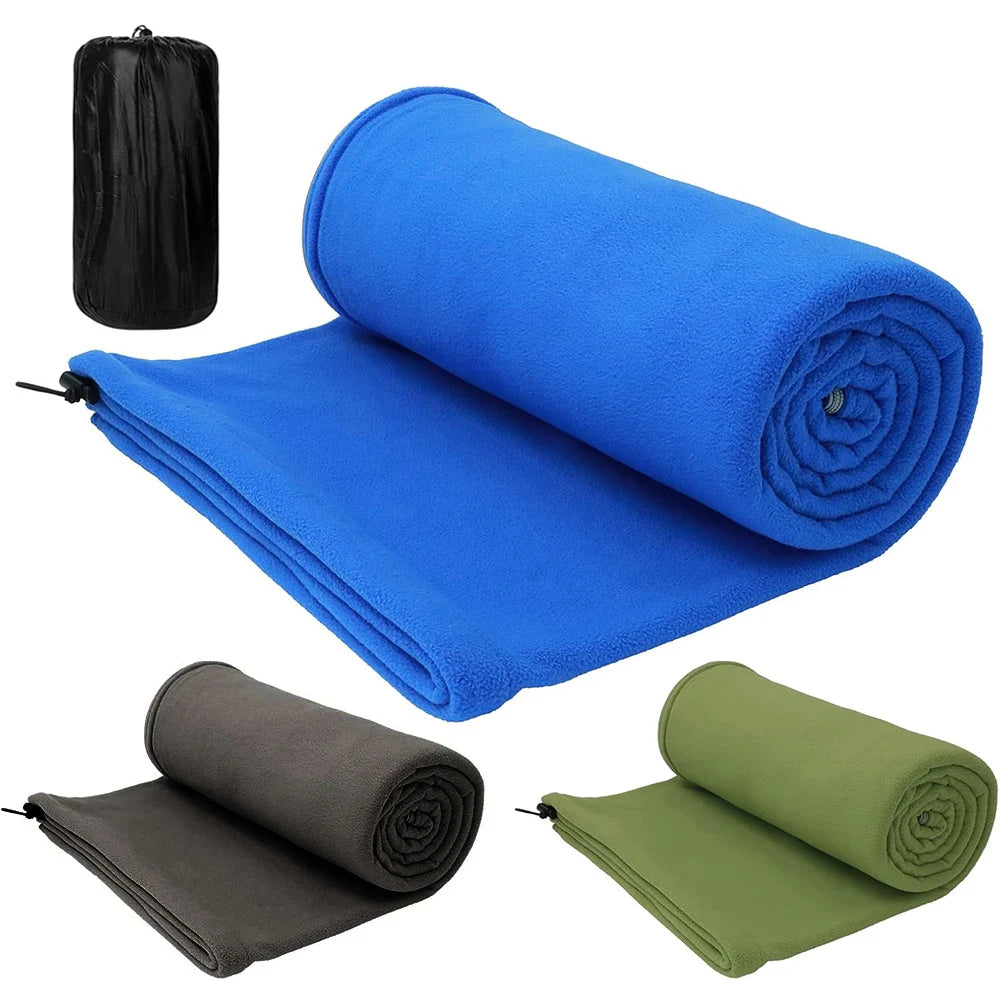 Portable Sleeping Bag Liner Microfiber Fleece Warm