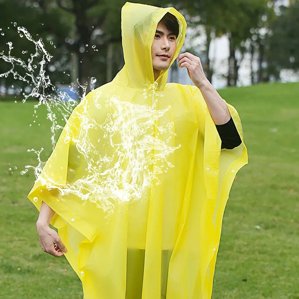 Reusable Rain Poncho – Lightweight Waterproof Protection