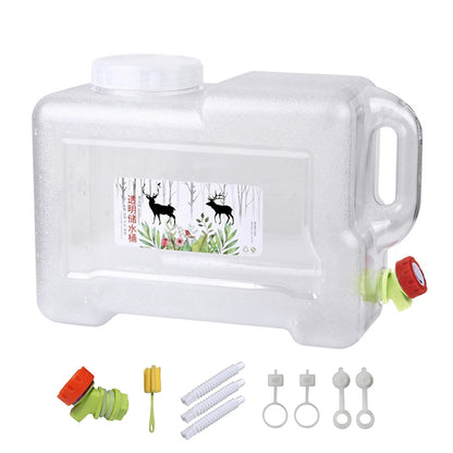 Camping Water Container with Faucet for Easy Storage