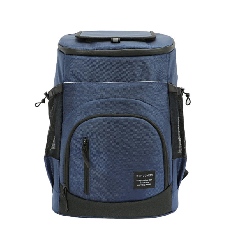 Insulated Cooler Backpack 30L Keeps Food Fresh Outdoors
