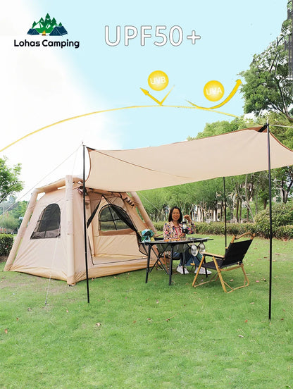 Inflatable Camping Tent 4 Person Waterproof Quick Setup