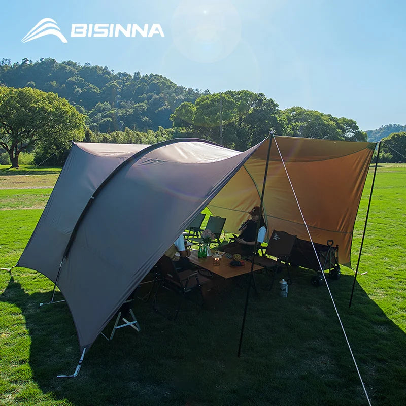 Tunnel Camping Sun Shelter Large 180° Shade Canopy