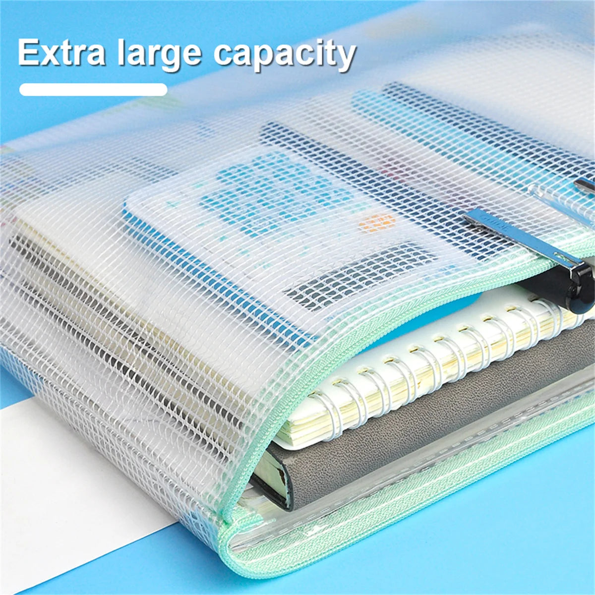 A4 Zipper Storage Bags – Waterproof Multi-Purpose Organizer