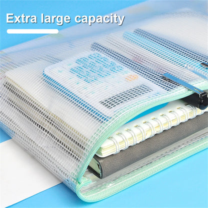 A4 Zipper Storage Bags – Waterproof Multi-Purpose Organizer