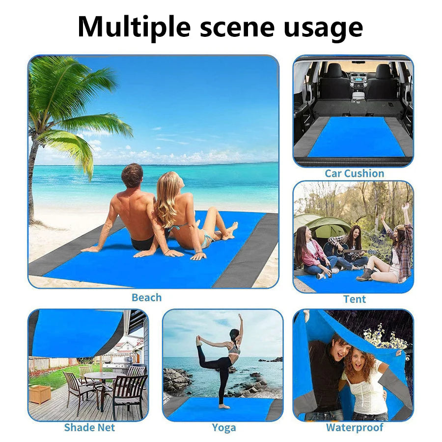 Sandproof Beach Blanket – Waterproof Picnic Mat