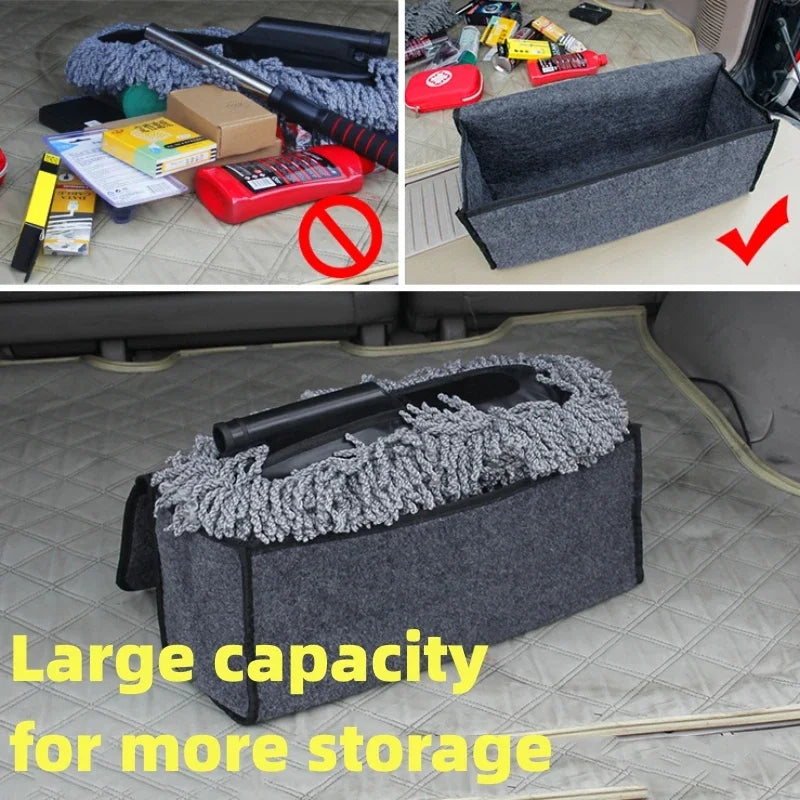 Car Trunk Organizer with Anti-Slip Large Storage