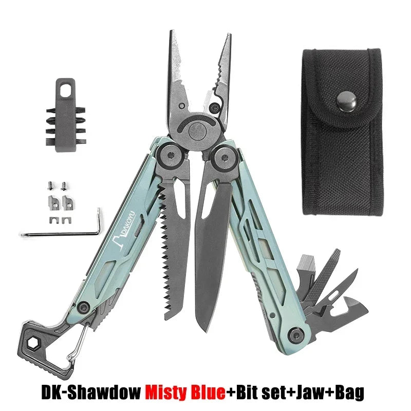 Camping Multitool Pliers with Emergency Whistle