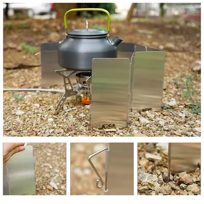 Camping Stove Windscreen – Foldable Wind Protection