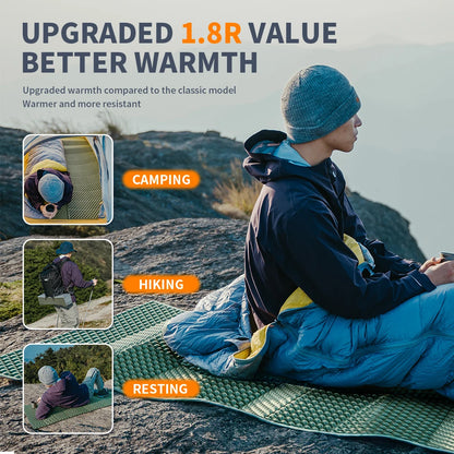 Ultralight Camping Sleeping Pad for 4-Season Comfort