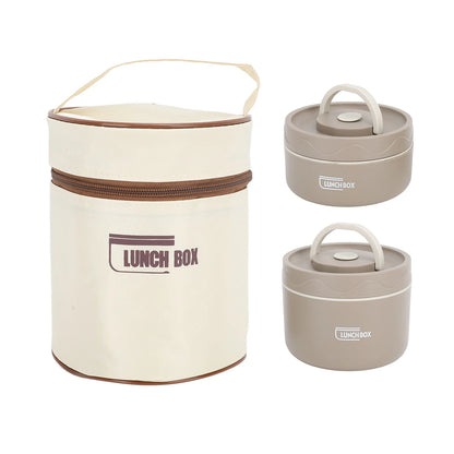 Thermal Lunch Box Stainless Steel Leakproof with Bag