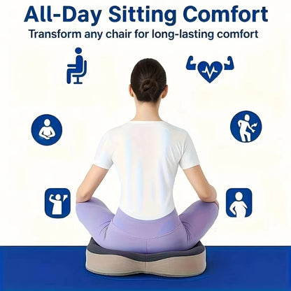 Memory Foam Seat Cushion for Ergonomic Comfort