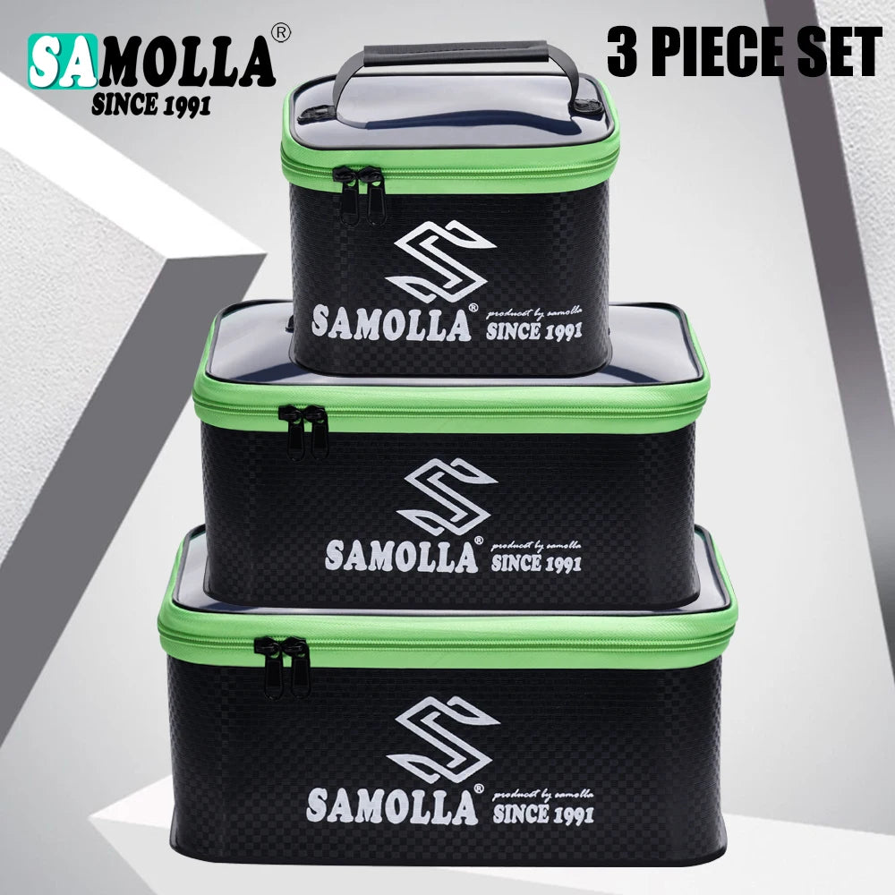Waterproof Fishing Gear Storage Bag with EVA Protection