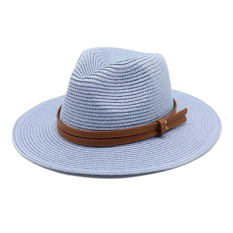 Beach Sun Hat Straw Visor for UV Protection