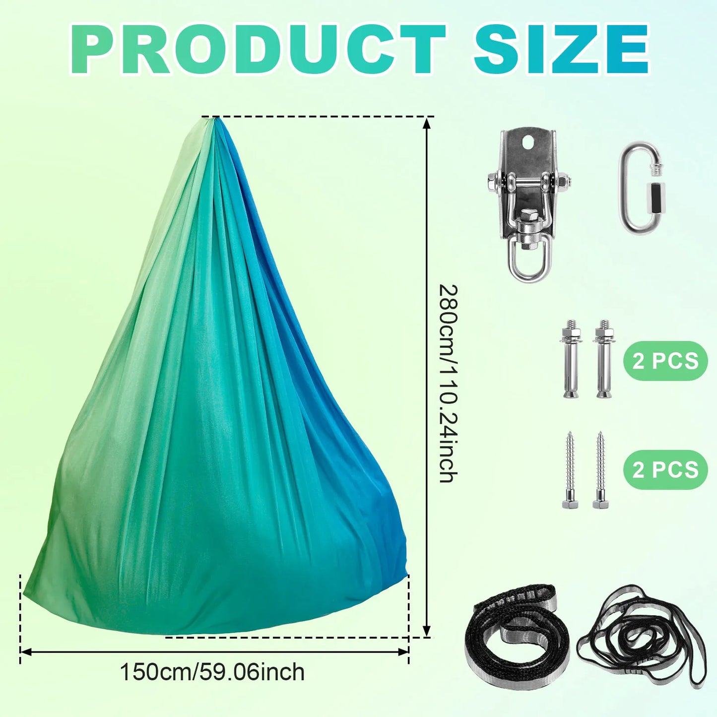 Kids Sensory Swing – Comfortable Double-Layer Cuddle