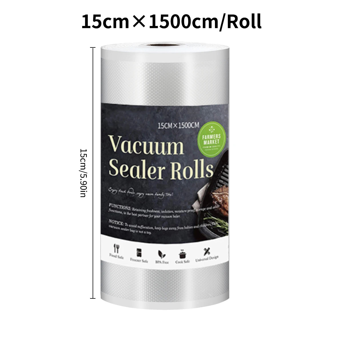 Vacuum Sealer Bags Rolls for Fresh Food Storage