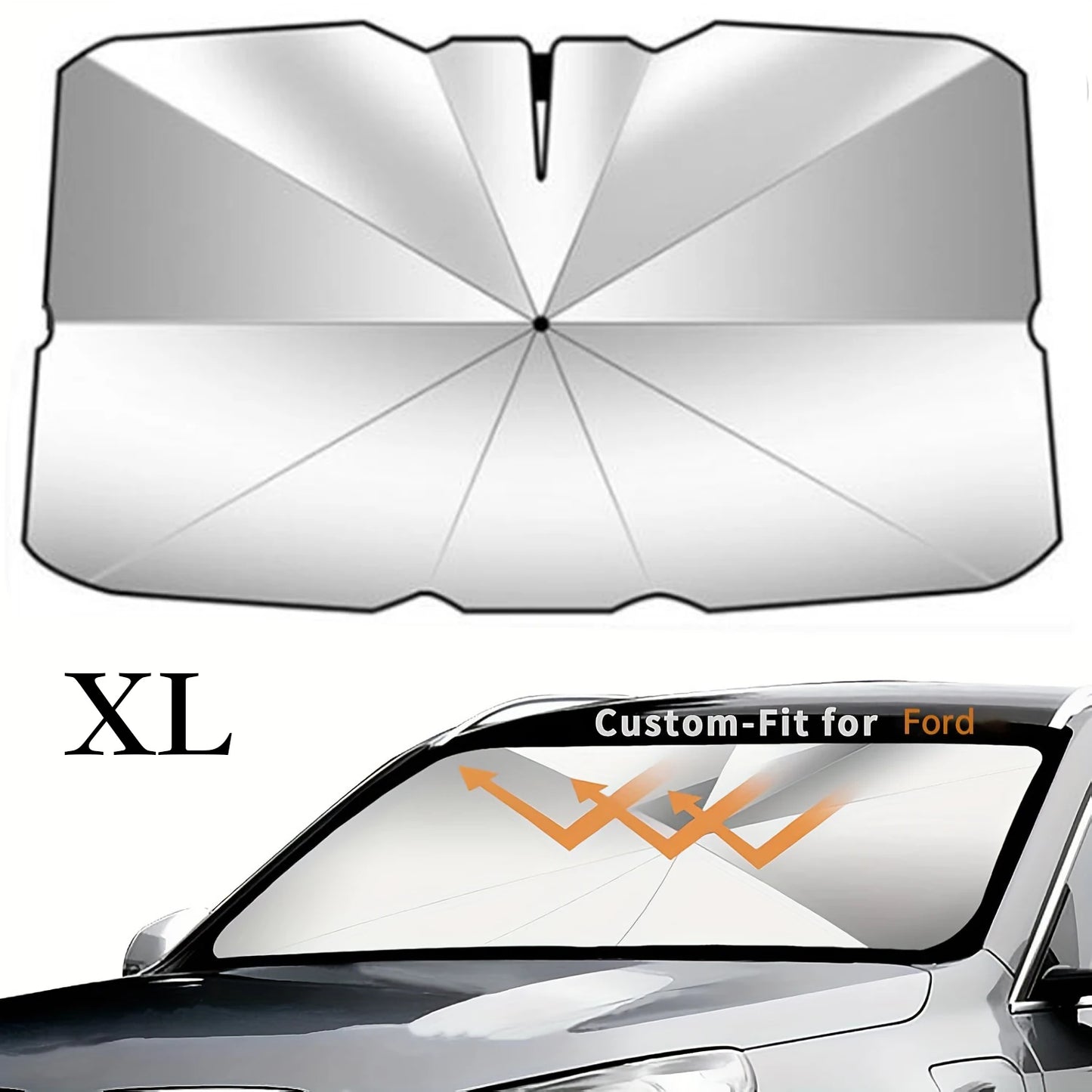 Foldable Car Windshield Sunshade – UV & Heat Block