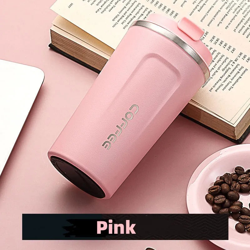 Stainless Steel Travel Mug Leak-Proof Thermal Cup