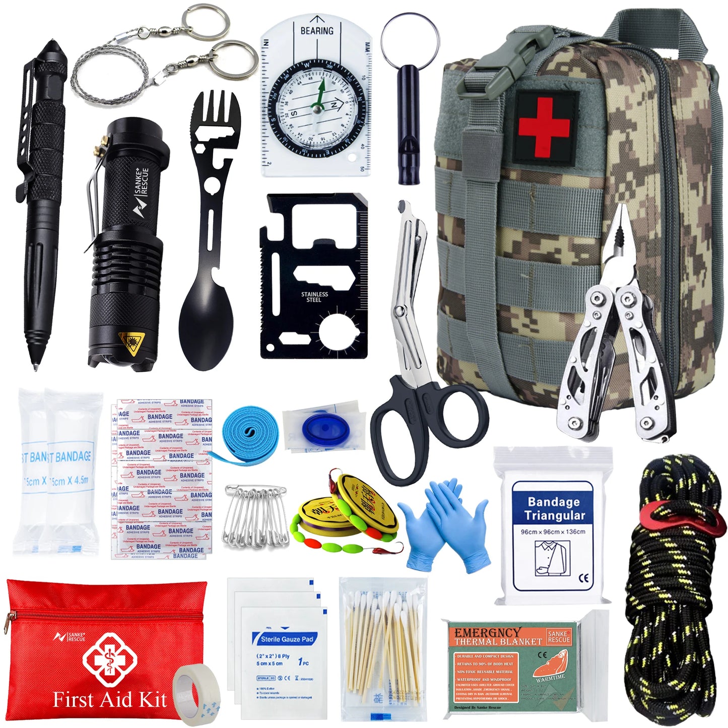 Survival First Aid Kit – Complete Outdoor Emergency Set