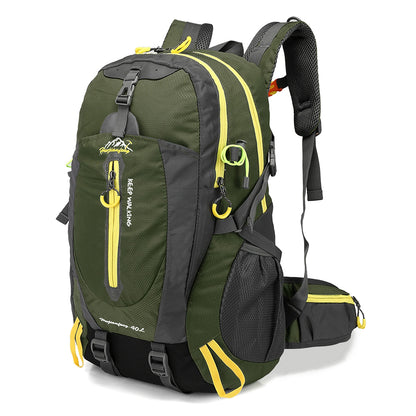 40L Lightweight Hiking Backpack with Water Resistance